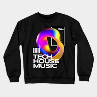 TECH HOUSE  - Y2K object (White) Crewneck Sweatshirt